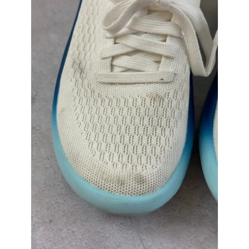 Kizik Roamer Hands Free Sneakers White Blue Gradient Mens 4.5 Womens 6 Walking